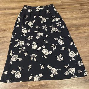 90s floral maxi skirt size 12